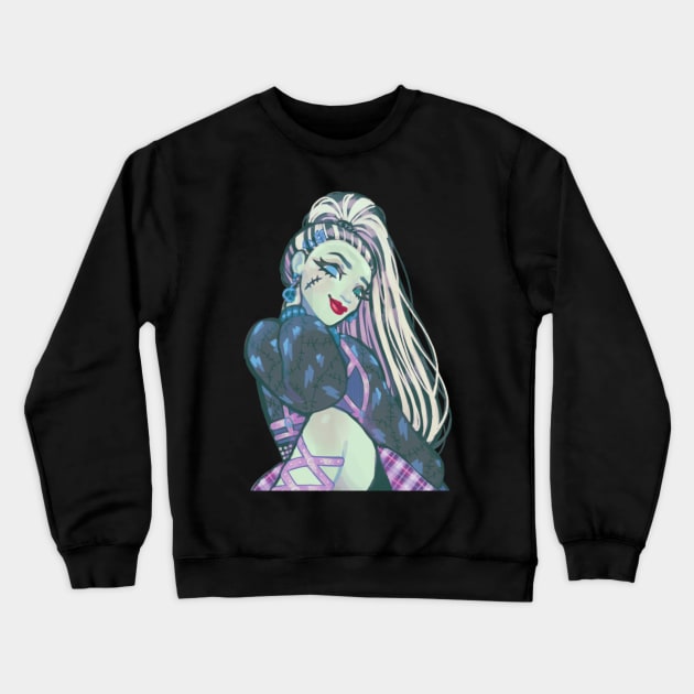 Frankie Stein Crewneck Sweatshirt by Anemonaii